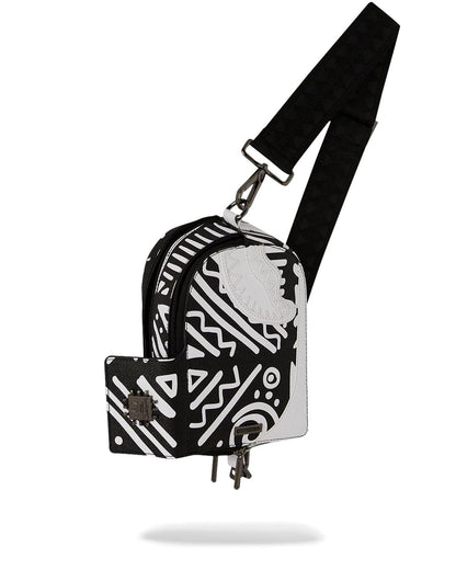 Sprayground A.I.8 AFRICAN INTELLIGENCE - ORIGIN STORY BACKPACK SLING
