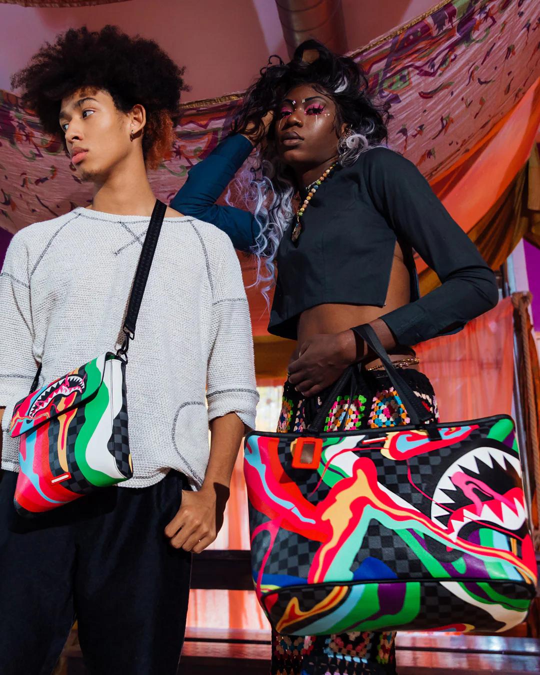 Sprayground TRIPPY TAFFY LARGE SLING CROSSBODY
