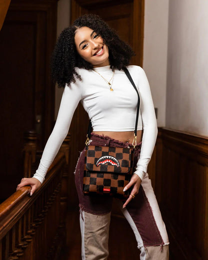 Sprayground SHARKS IN PARIS VANQUISH LARGE SLING CROSSBODY