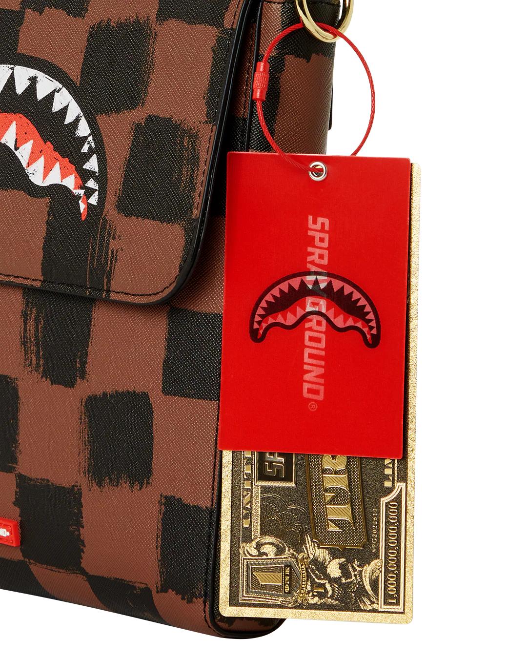 Sprayground SHARKS IN PARIS VANQUISH LARGE SLING CROSSBODY