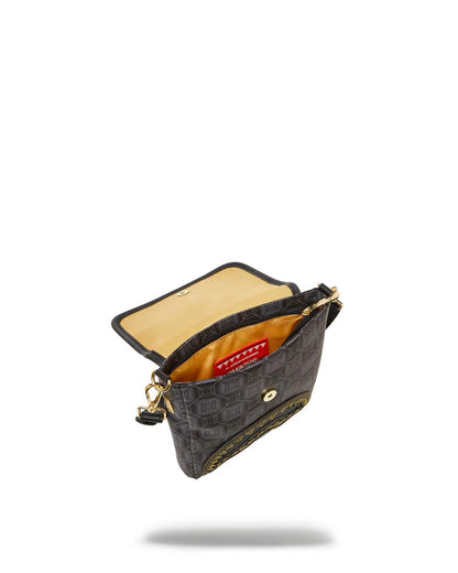 Sprayground OBSIDIAN STUNNER A.i.6 SANDFLOWER COLLAB LARGE SLING