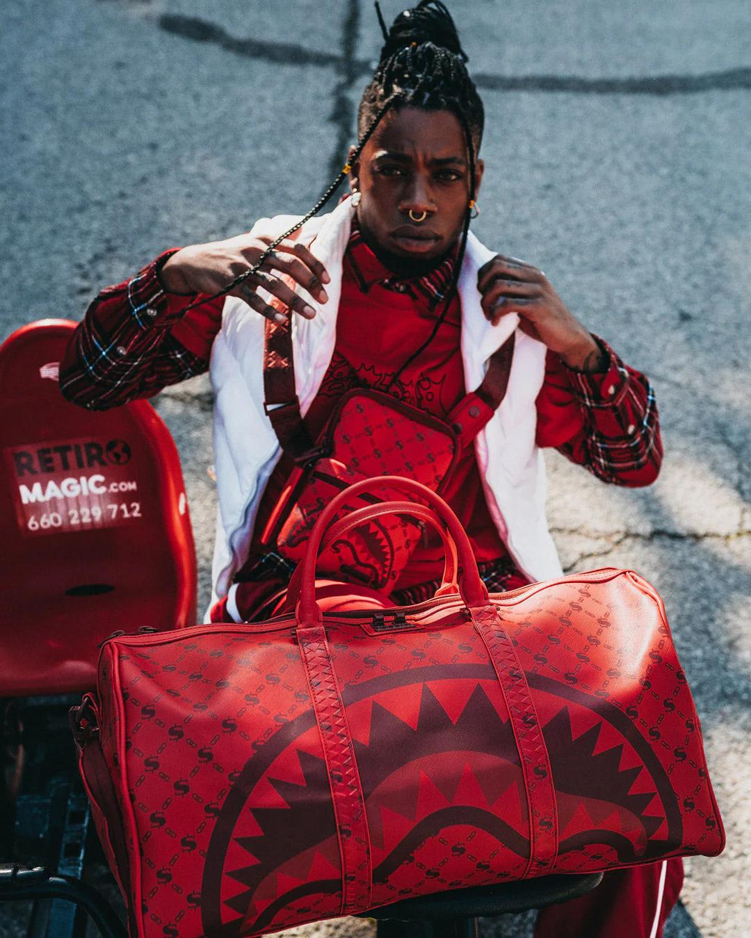 Sprayground MONEY PATTERN BRICK SLING