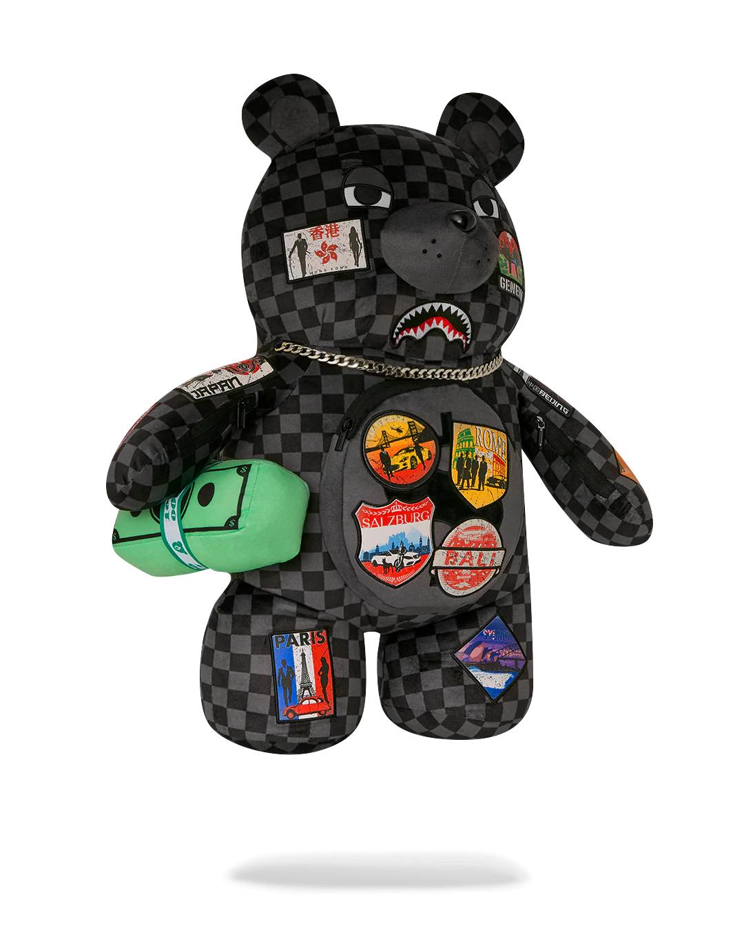 Sprayground GLOBAL MOGUL UNLIMITED MILES MONEYBEAR TEDDYBEAR BACKPACK