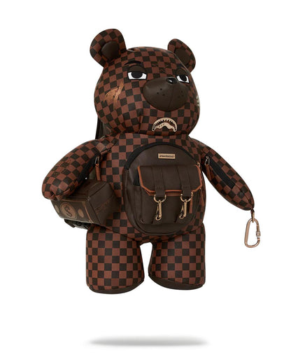 Sprayground CHECKMATE ROYALE MONEYBEAR TEDDYBEAR BACKPACK