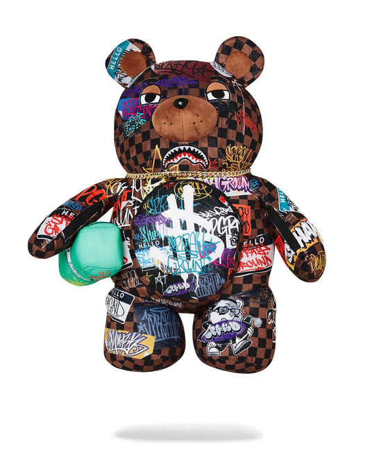 Sprayground SHARKS IN PARIS THE RIZZ MONEYBEAR TEDDYBEAR BACKPACK