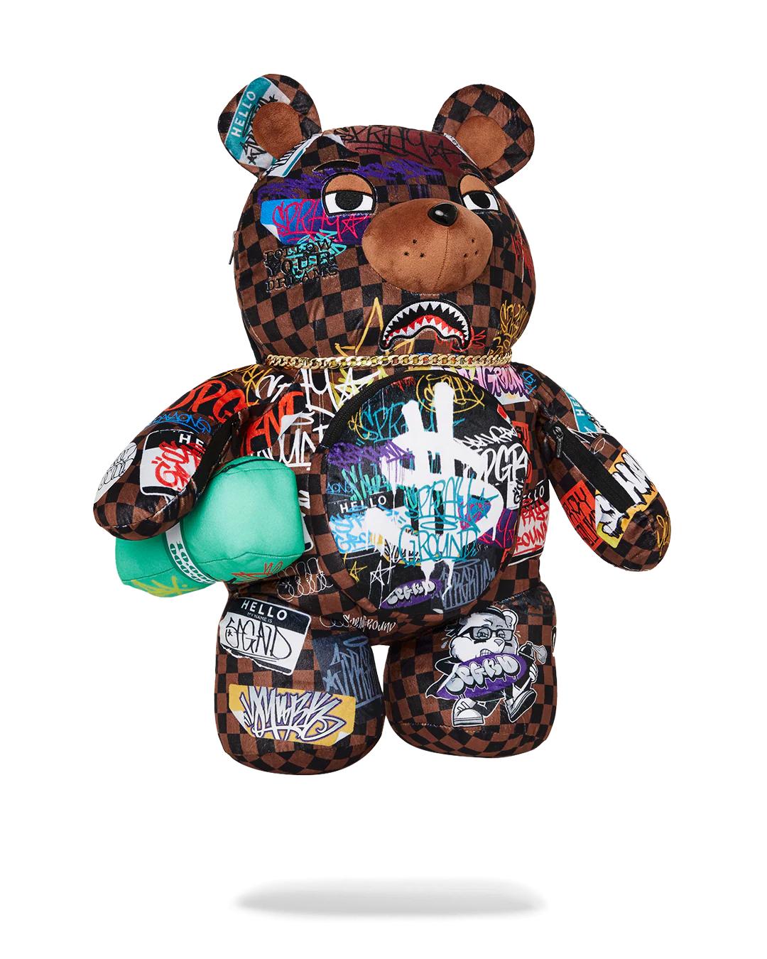 Sprayground SHARKS IN PARIS THE RIZZ MONEYBEAR TEDDYBEAR BACKPACK