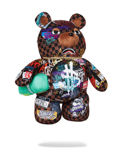 Sprayground SHARKS IN PARIS THE RIZZ MONEYBEAR TEDDYBEAR BACKPACK
