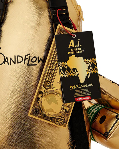Sprayground A.I.8 AFRICAN INTELLIGENCE PATH TO THE FUTURE II MEDIUM MONEYBEAR TEDD