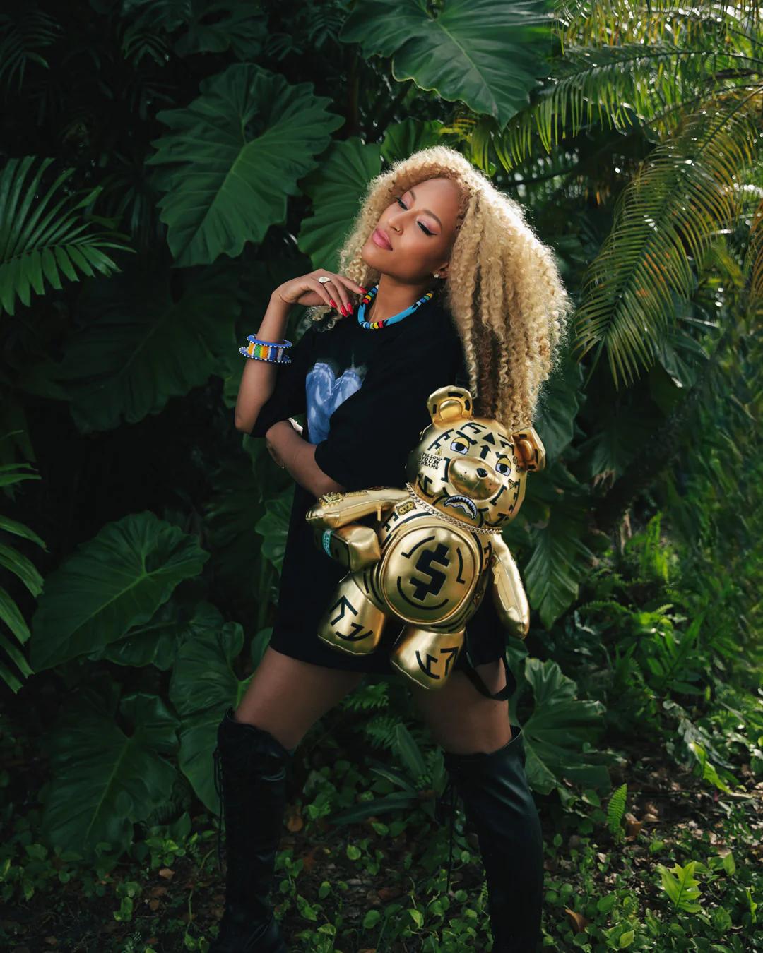 Sprayground A.I.8 AFRICAN INTELLIGENCE PATH TO THE FUTURE II MEDIUM MONEYBEAR TEDD