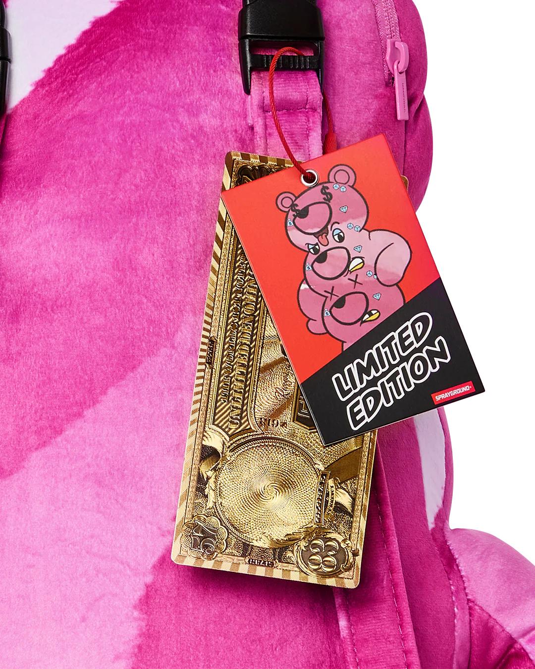 Sprayground THE 3 HEADED BEAR PLUSH TEDDYBEAR BACKPACK