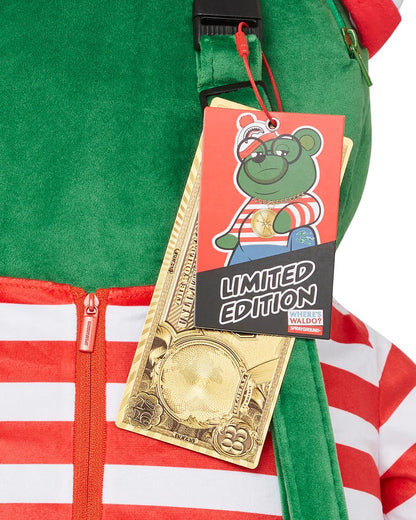Sprayground WHERES WALDO MONEYBEAR TEDDYBEAR BACKPACK
