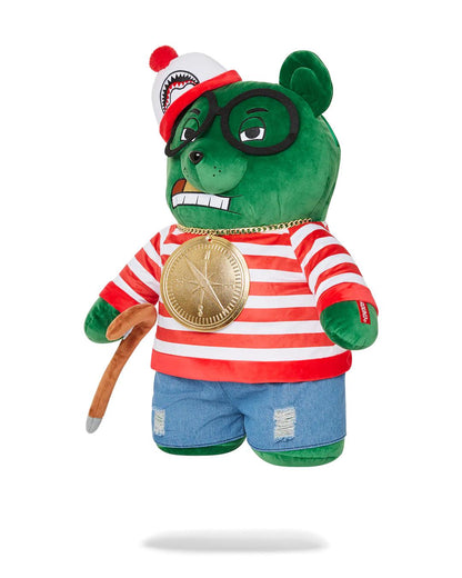 Sprayground WHERES WALDO MONEYBEAR TEDDYBEAR BACKPACK