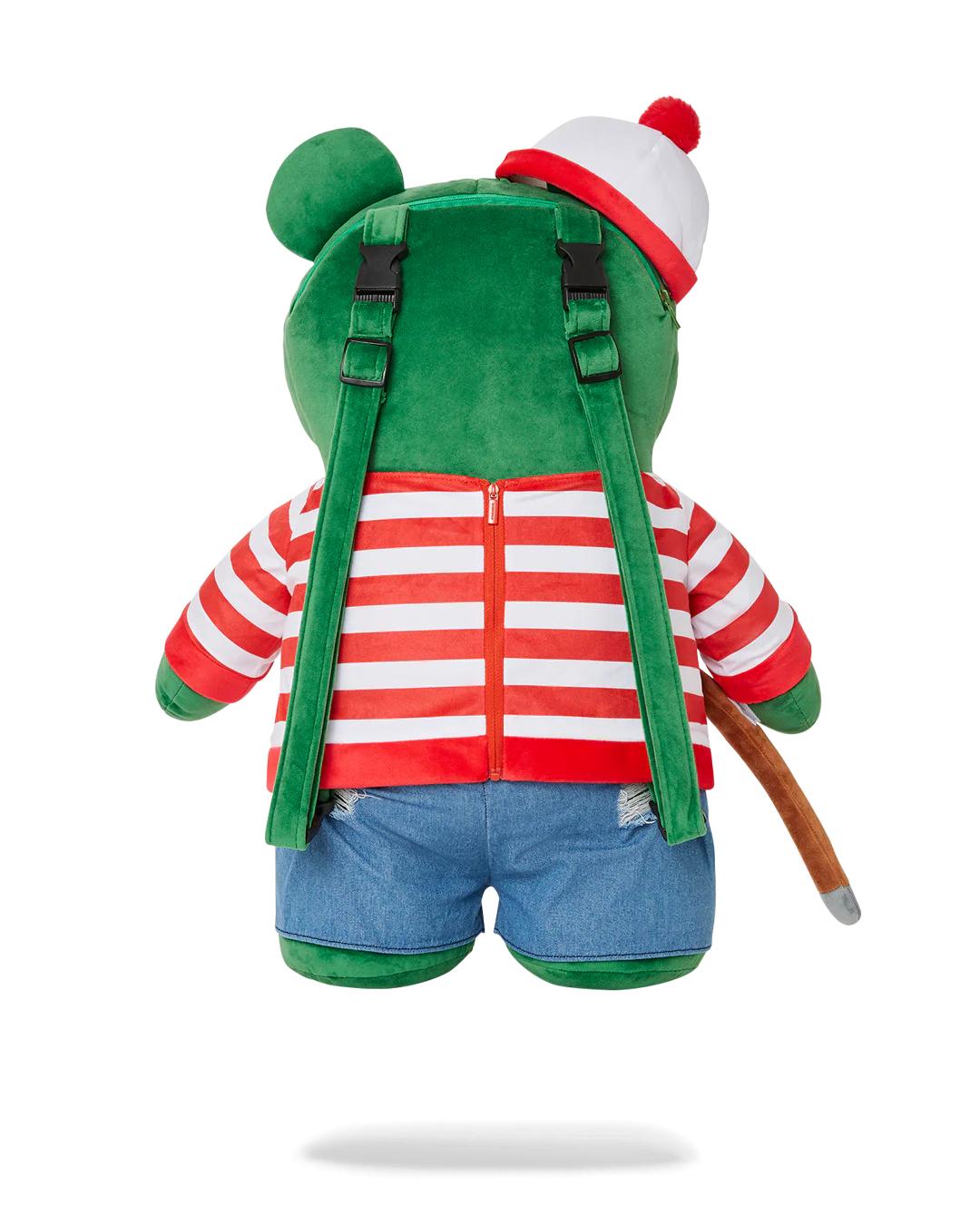 Sprayground WHERES WALDO MONEYBEAR TEDDYBEAR BACKPACK