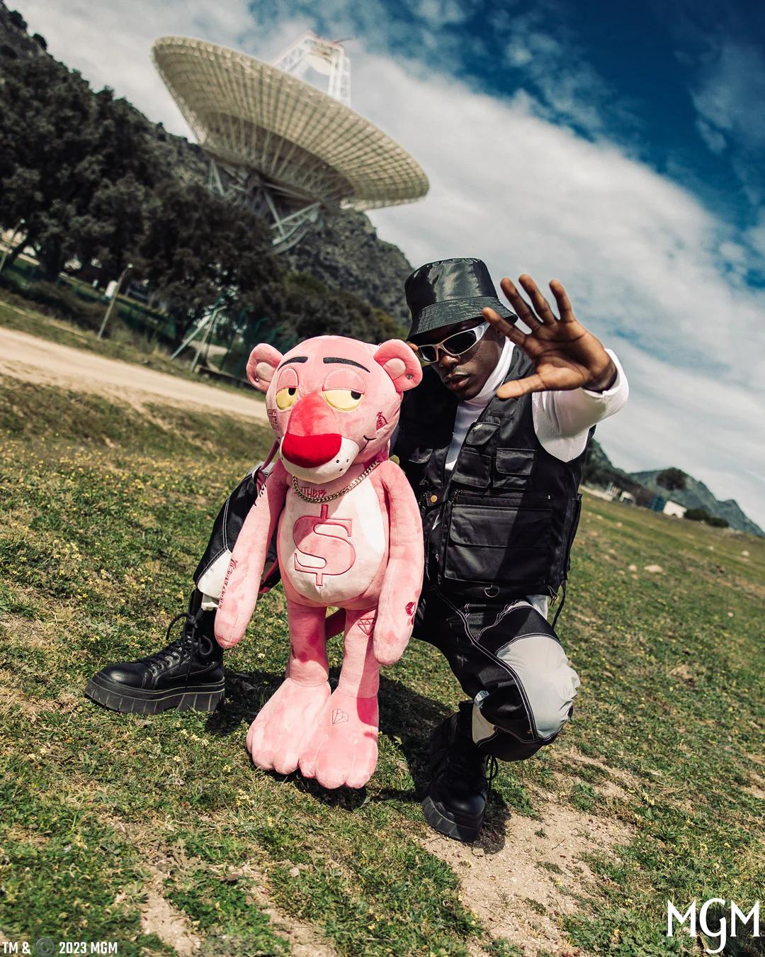 Sprayground PINK PANTHER UP TO NO GOOD TEDDY BEAR BACKPACK