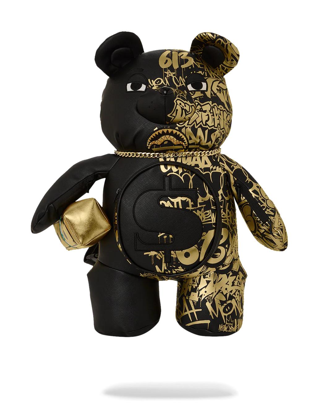 Sprayground HALF GRAFF GLIDE MONEYBEAR TEDDYBEAR BACKPACK