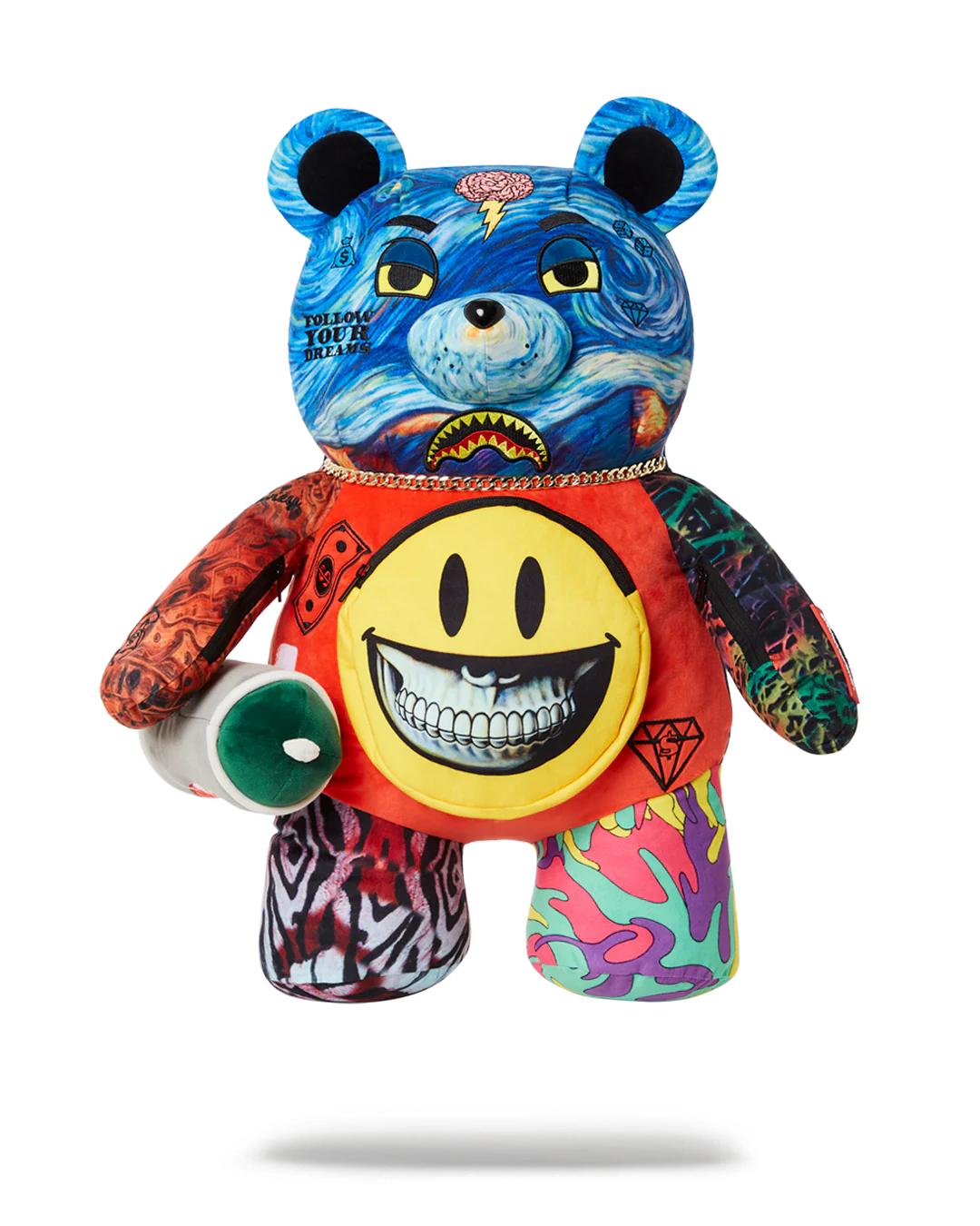 Sprayground VILLAIN MONEY BEAR TEDDYBEAR RON ENGLISH EDITION BACKPACK