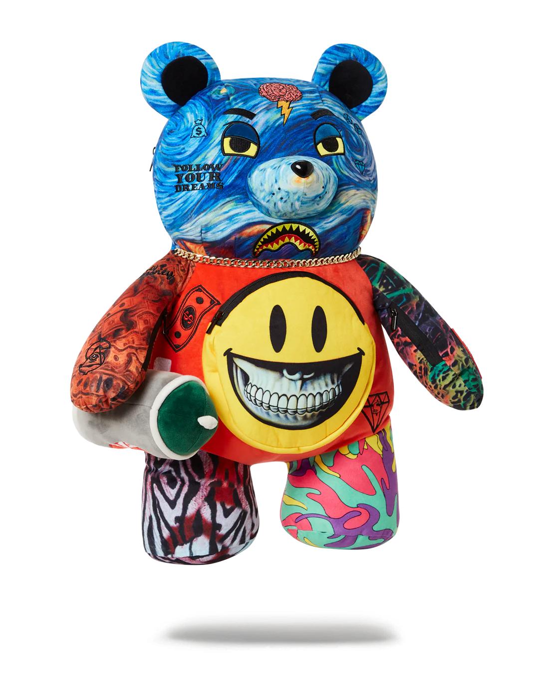 Sprayground VILLAIN MONEY BEAR TEDDYBEAR RON ENGLISH EDITION BACKPACK