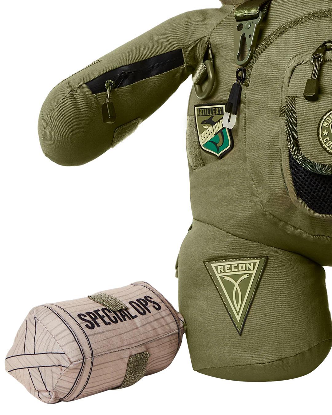 Sprayground SPECIAL OPS FULL THROTTLE MONEYBEAR TEDDYBEAR BACKPACK