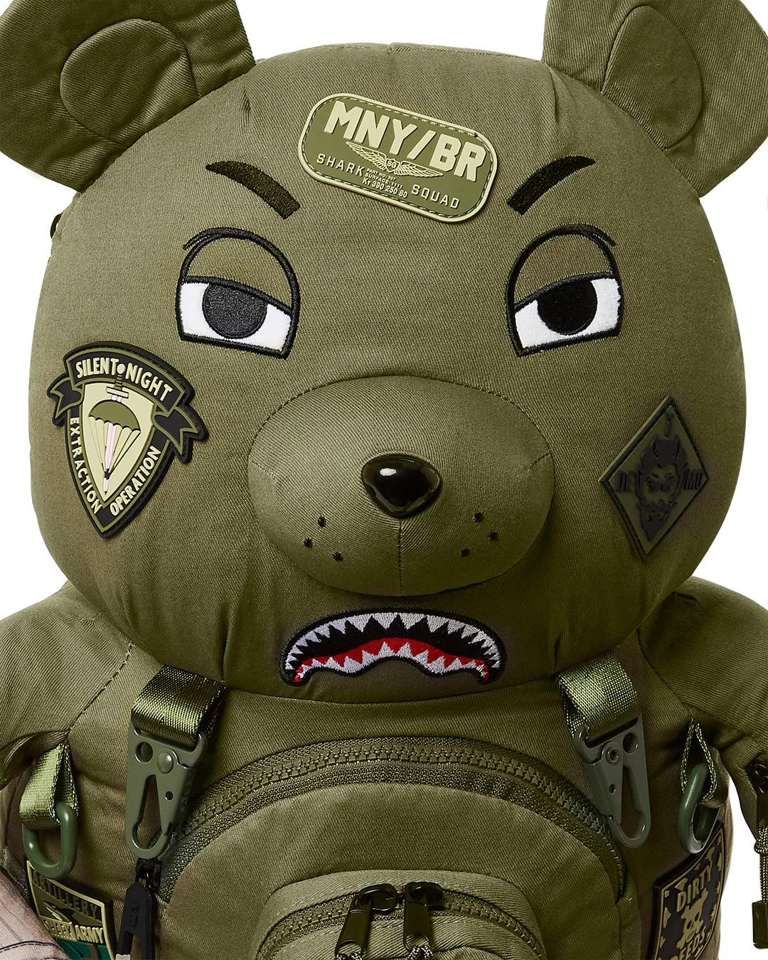 Sprayground SPECIAL OPS FULL THROTTLE MONEYBEAR TEDDYBEAR BACKPACK