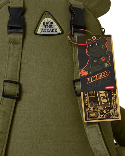 Sprayground SPECIAL OPS FULL THROTTLE MONEYBEAR TEDDYBEAR BACKPACK