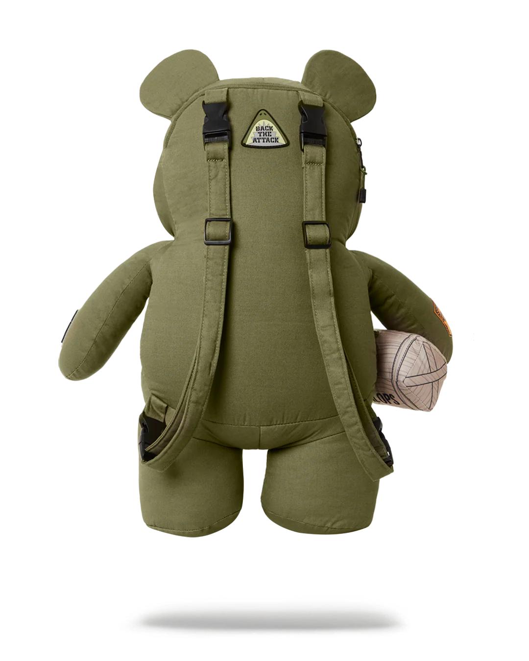 Sprayground SPECIAL OPS FULL THROTTLE MONEYBEAR TEDDYBEAR BACKPACK