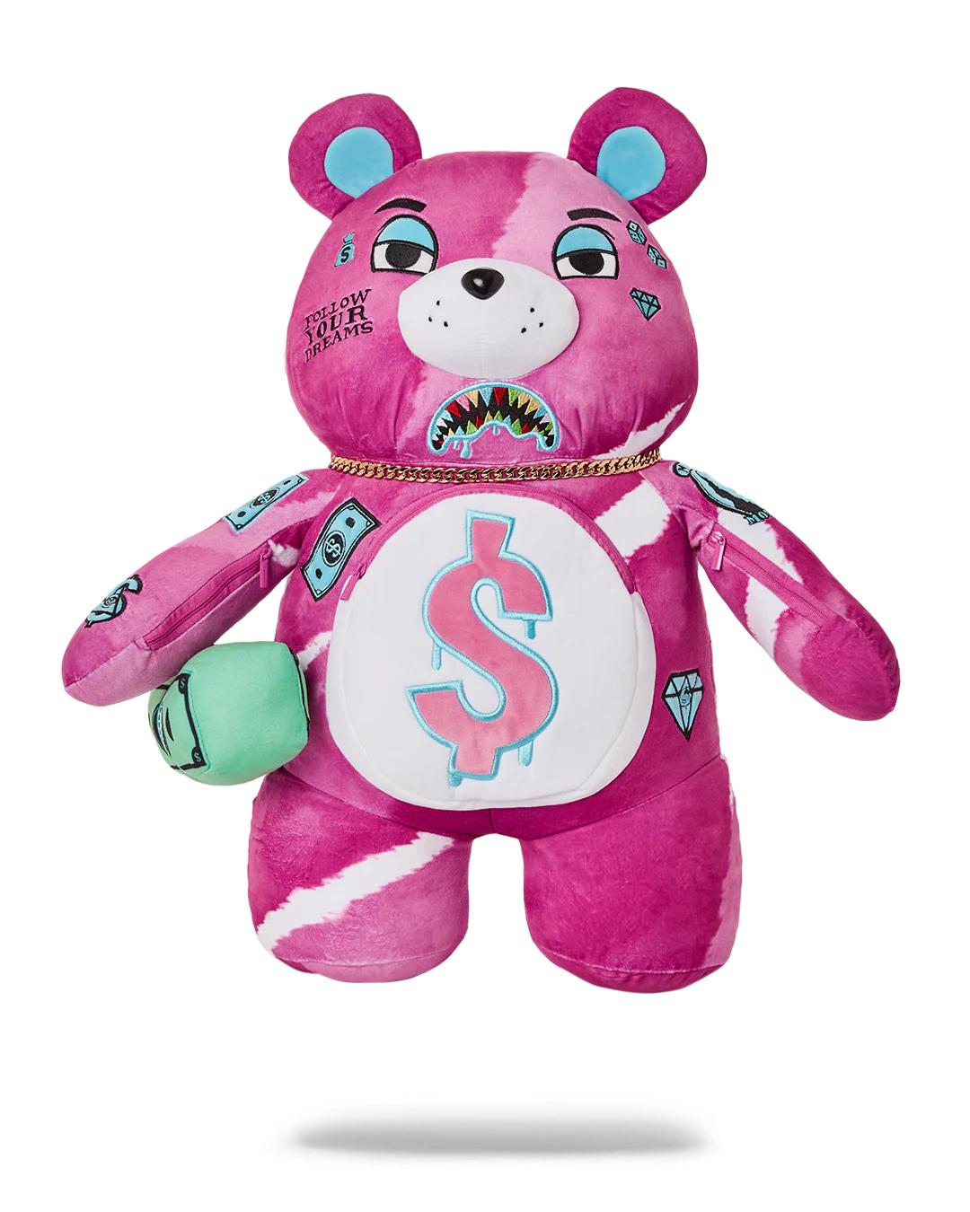 Sprayground PINK PUNK MONEYBEAR TEDDYBEAR BACKPACK
