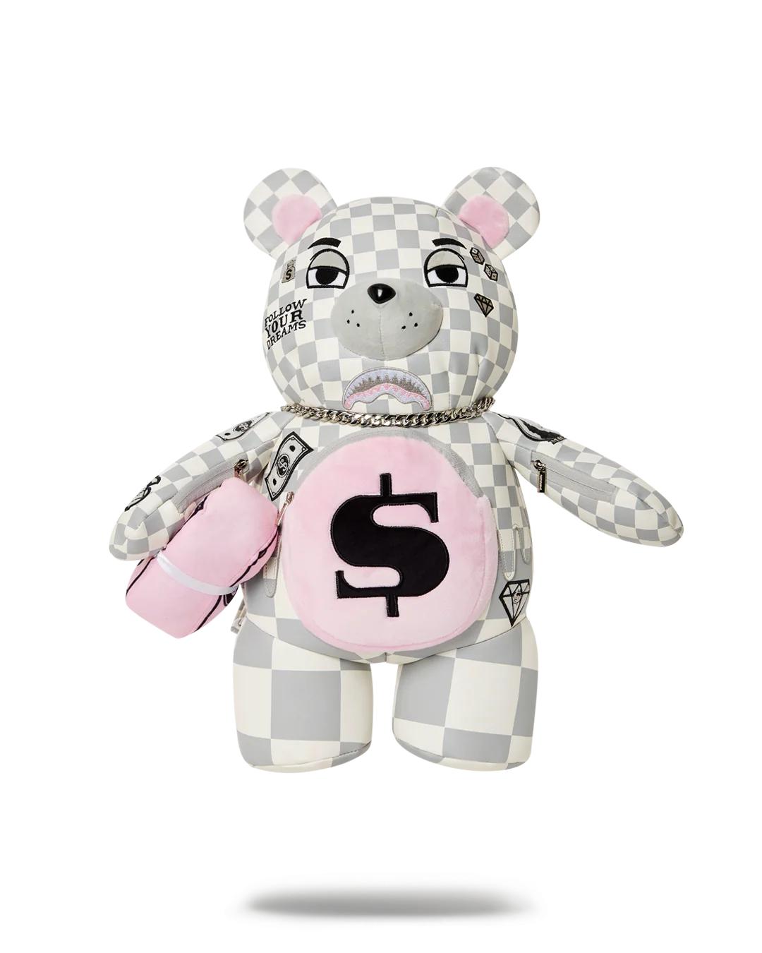 Sprayground XTC LA PALAIS MEDIUM MONEYBEAR TEDDYBEAR BACKPACK