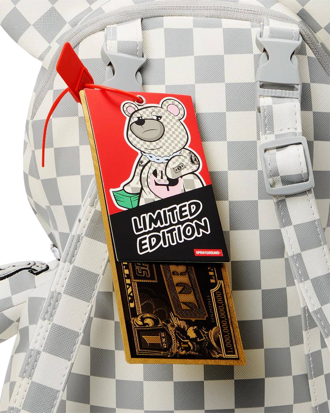 Sprayground XTC LA PALAIS MEDIUM MONEYBEAR TEDDYBEAR BACKPACK
