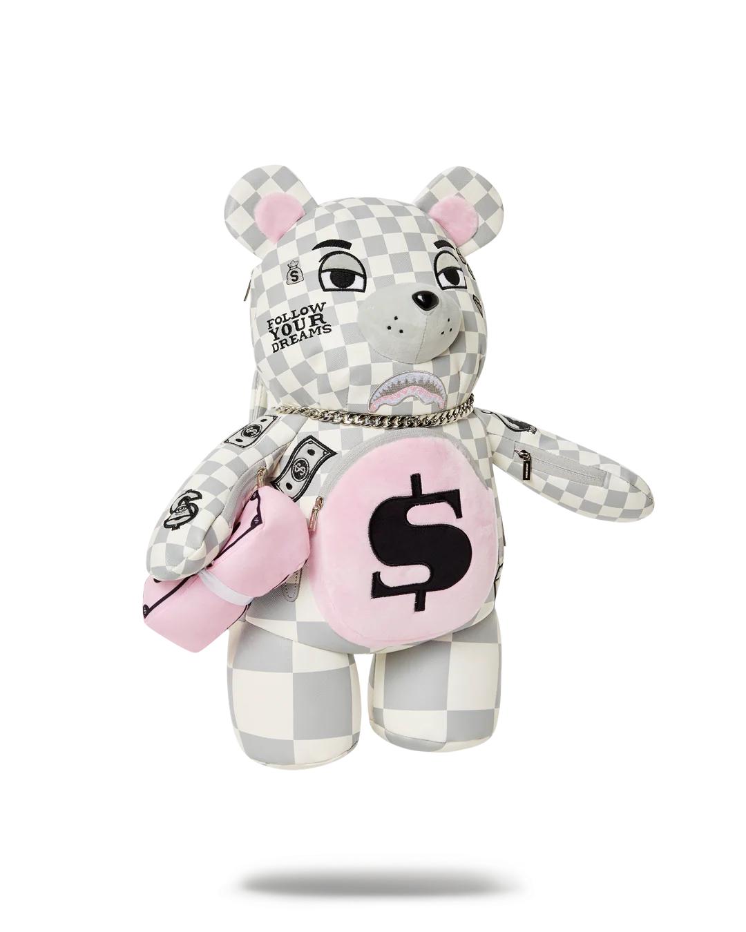 Sprayground XTC LA PALAIS MEDIUM MONEYBEAR TEDDYBEAR BACKPACK