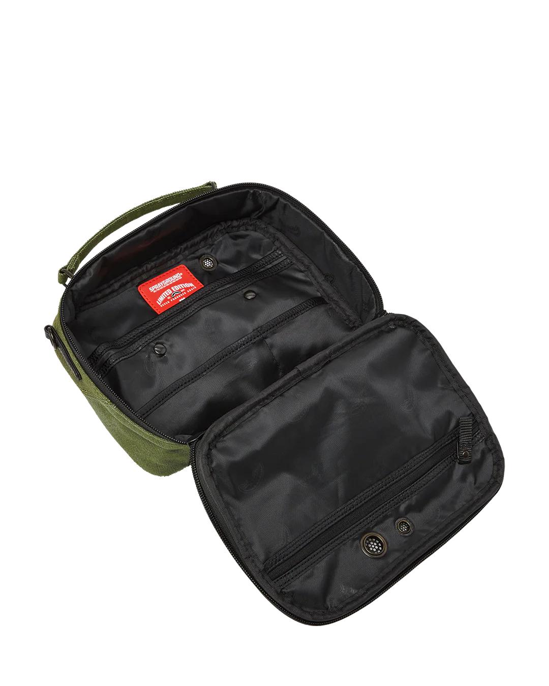 Sprayground SPECIAL OPS OPERATION SUCCE$$ BRICKSIDE TOILETRY MESSENGER BAG