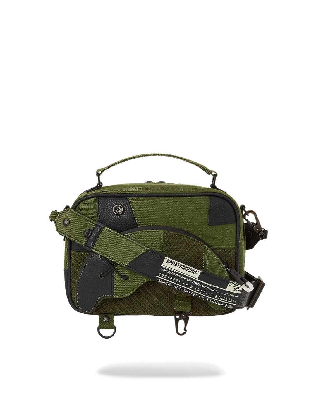 Sprayground SPECIAL OPS OPERATION SUCCE$$ BRICKSIDE TOILETRY MESSENGER BAG