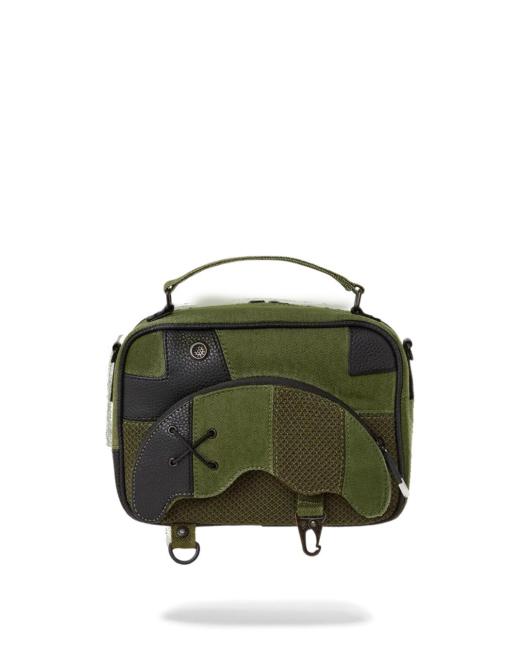 Sprayground SPECIAL OPS OPERATION SUCCE$$ BRICKSIDE TOILETRY MESSENGER BAG