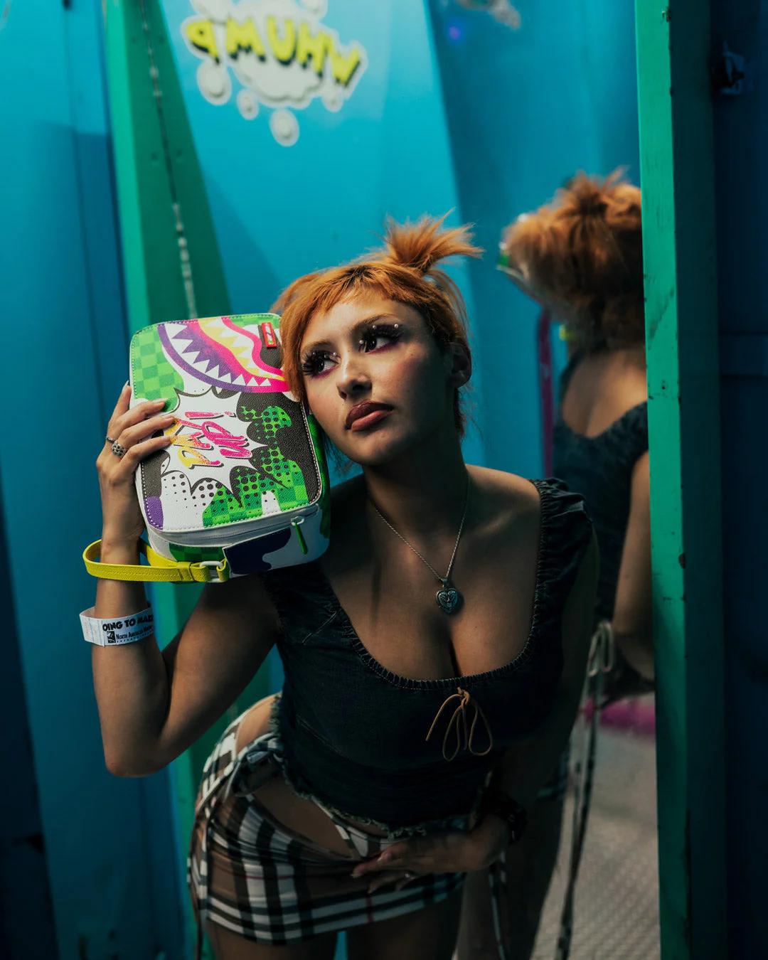 Sprayground DREAMY TECHNICOLOR TOILETRY BAG