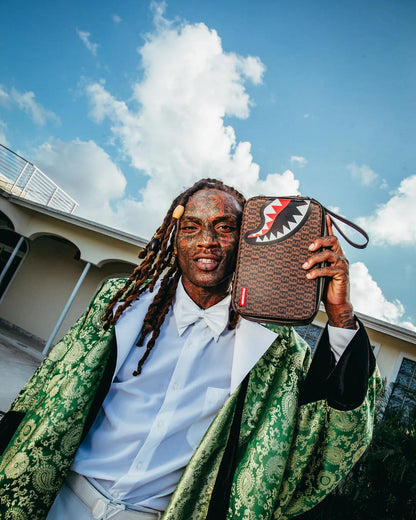 Sprayground CASHIN CHECKS TOILETRY BAG