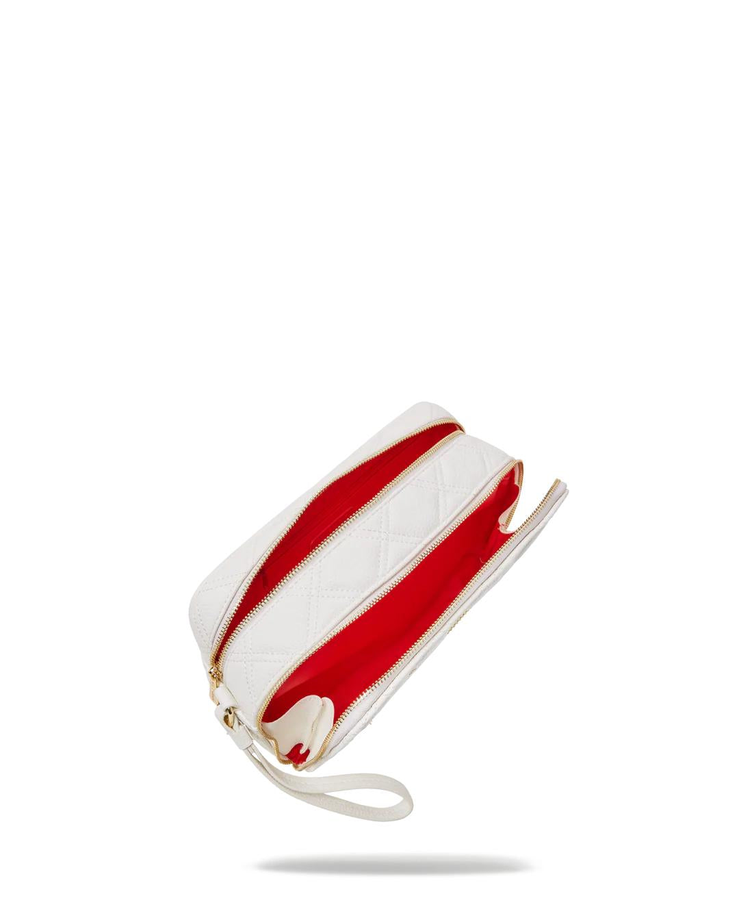 Sprayground RIVIERA LE BLANC GOLD CHAIN SHARK TOILETRY BAG