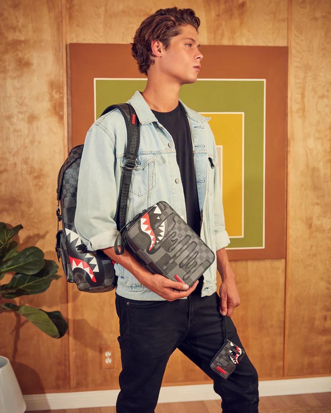 Sprayground XTC GREY SHARKS IN PARIS TOILETRY BAG