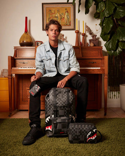 Sprayground XTC GREY SHARKS IN PARIS TOILETRY BAG