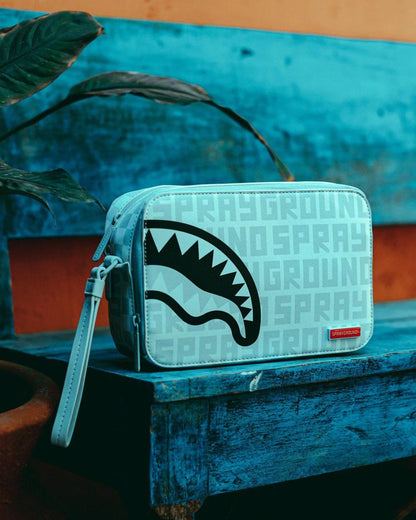 Sprayground SPLIT THE CHECK (PEARL) TOILETRY BAG