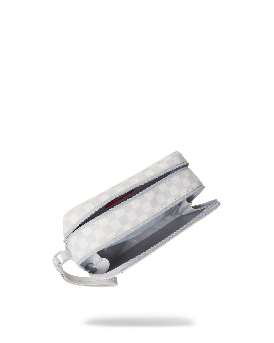 Sprayground SPLIT THE CHECK (PEARL) TOILETRY BAG