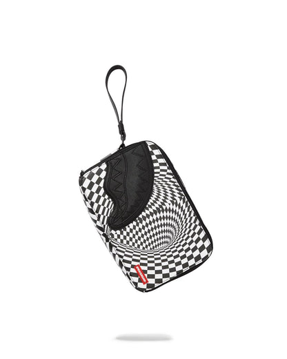 Sprayground TRIPPY CHECK TOILETRY AKA MONEY BAG