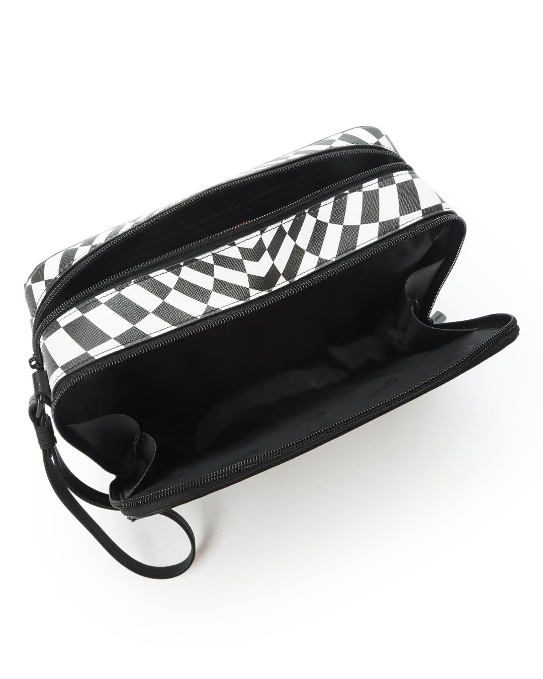 Sprayground TRIPPY CHECK TOILETRY AKA MONEY BAG