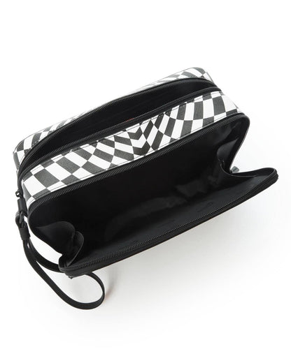 Sprayground TRIPPY CHECK TOILETRY AKA MONEY BAG