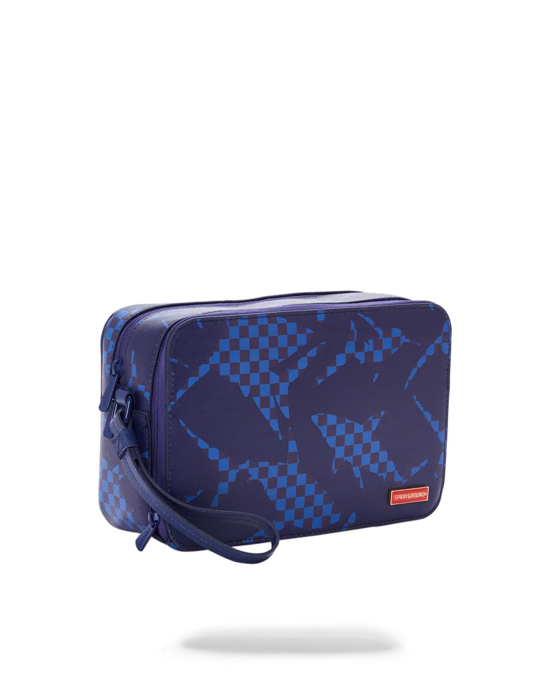 Sprayground SHARK CHECK (BLUE) TOILETRY