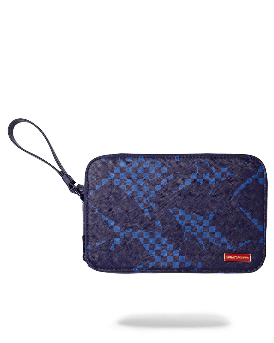 Sprayground SHARK CHECK (BLUE) TOILETRY