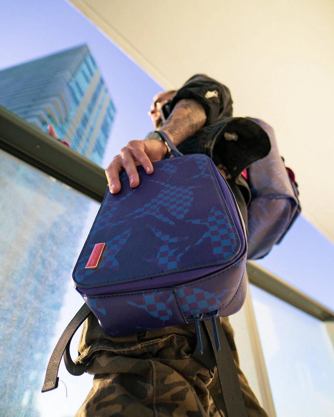 Sprayground SHARK CHECK (BLUE) TOILETRY