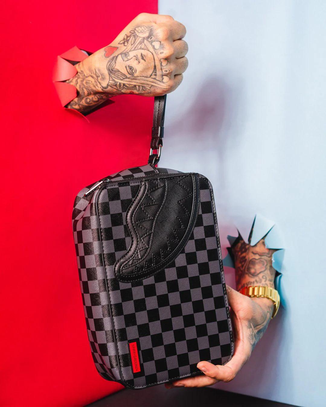 Sprayground HENNY BLACK TOILETRY BAG