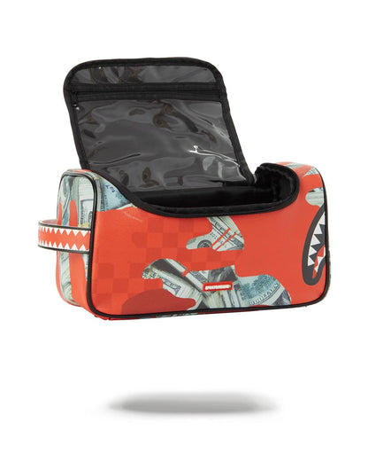 Sprayground MONEY CAMO (RED) TOILETRY BAG