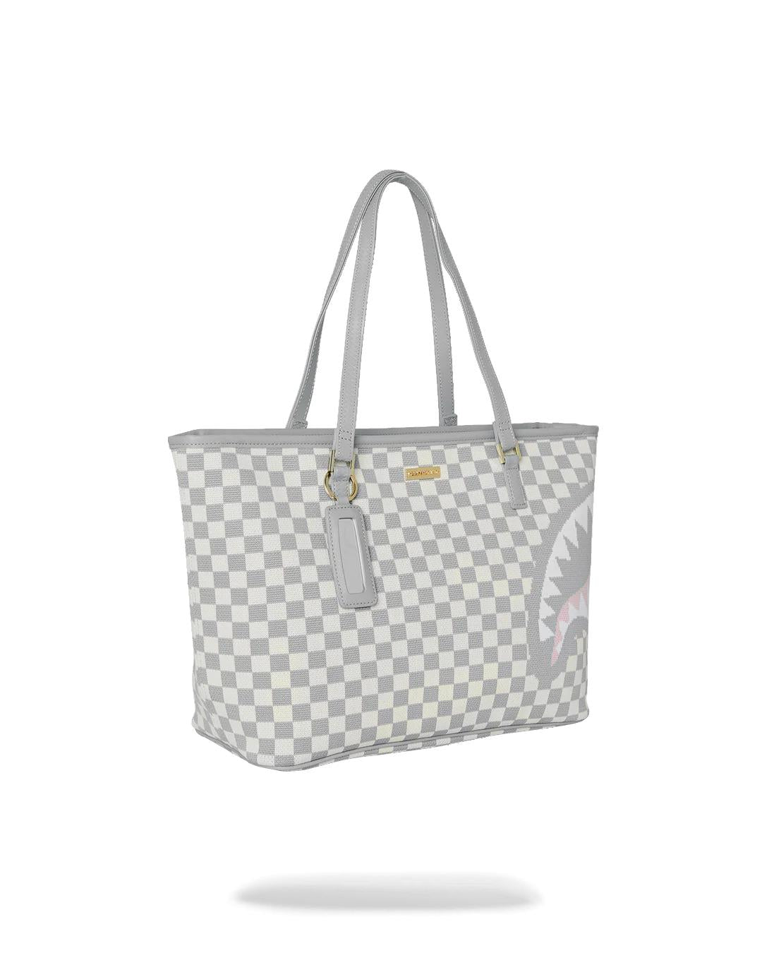 Sprayground KNIT SHARKS IN PARIS IN CREAM TOTE