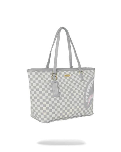 Sprayground KNIT SHARKS IN PARIS IN CREAM TOTE