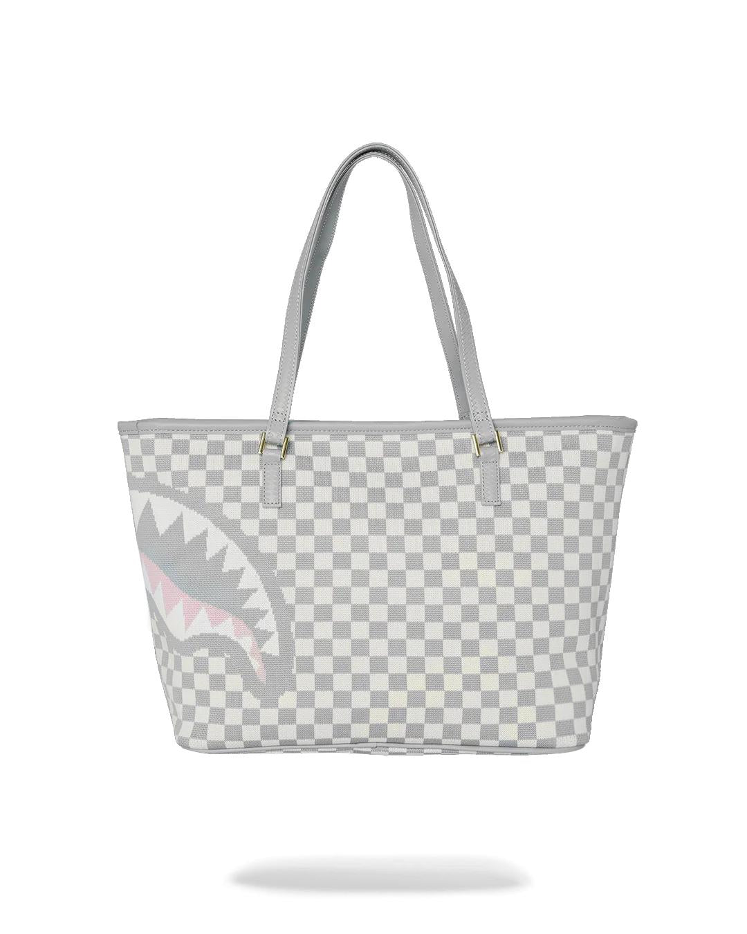 Sprayground KNIT SHARKS IN PARIS IN CREAM TOTE